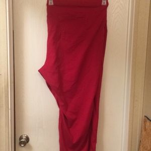 Catherine’s red  jeans